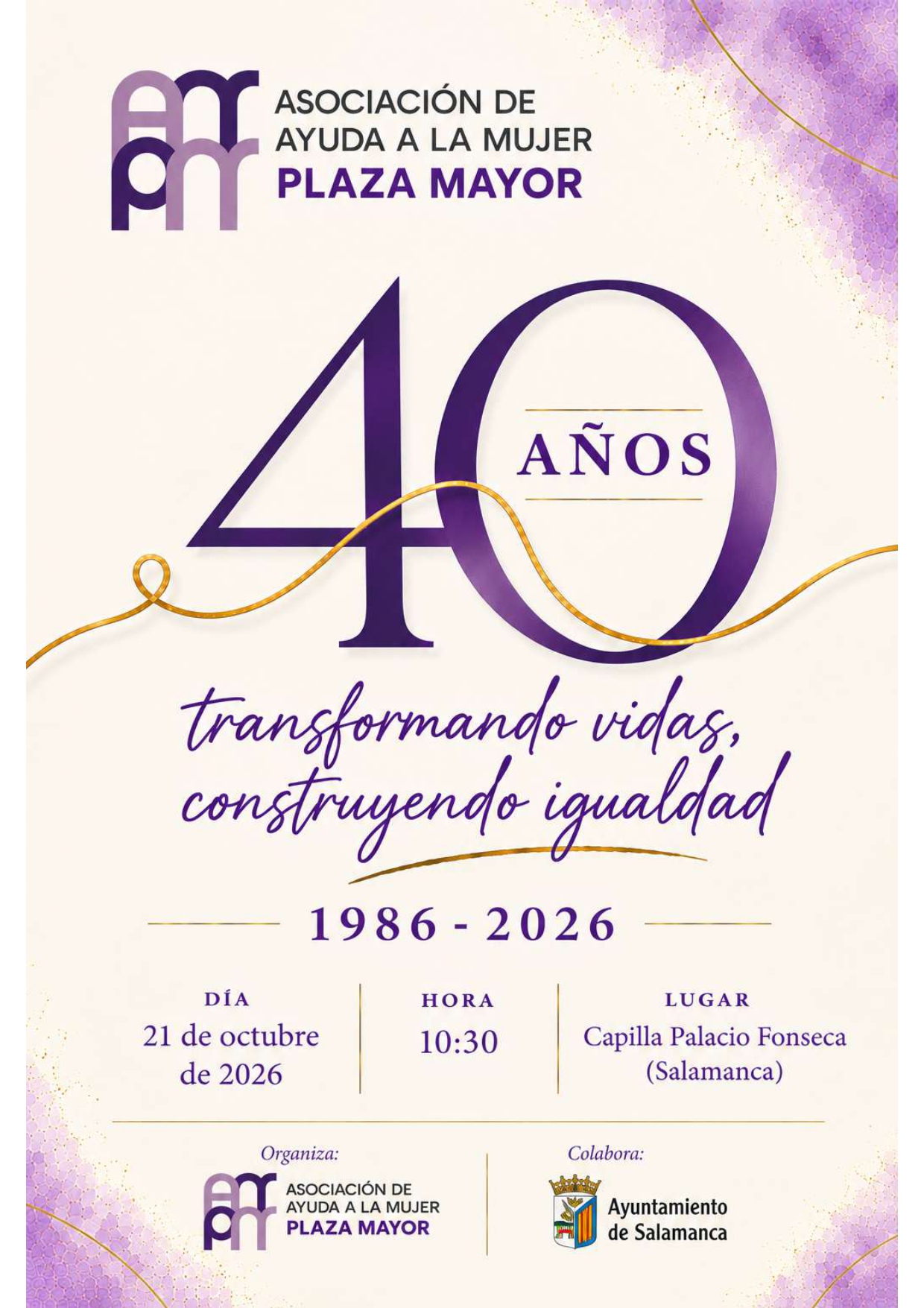 40 años de Plaza Mayor: una historia que seguimos construyendo juntas